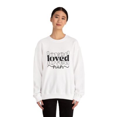 Loved Mum Crewneck Sweatshirt for Mother's Day - Image 3