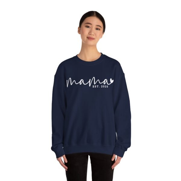 Mama Established 2025 Crewneck Sweatshirt ideal for Mother's Day - Image 16