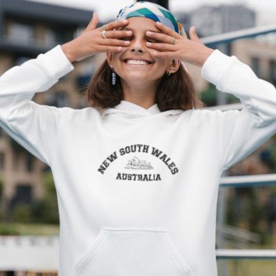 Australian Themed Hooded Sweatshirt - New South Wales Australia - Image 14