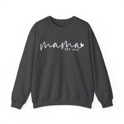 Mama Established 2025 Crewneck Sweatshirt ideal for Mother's Day - Image 9