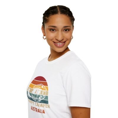 Happy Camper Australia Travel T-Shirt for Campers - Image 3