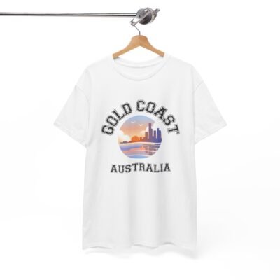 Gold Coast Australia Graphic Tee - Unisex Heavy Cotton T-Shirt - Image 5