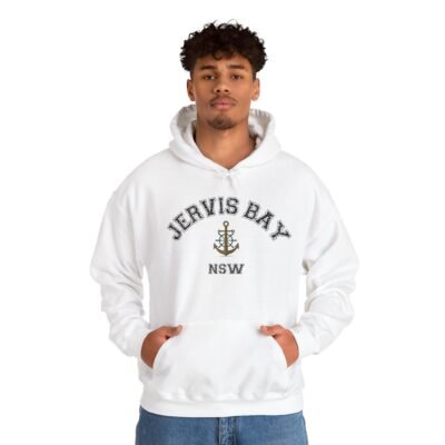 Jervis Bay New South Wales Australia Anchor Hoodie - Cozy Unisex Sweatshirt for Nautical Lovers - Image 4