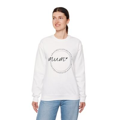 Mum Love Crewneck Sweatshirt - Amazing, Loving, Strong Design - Image 4