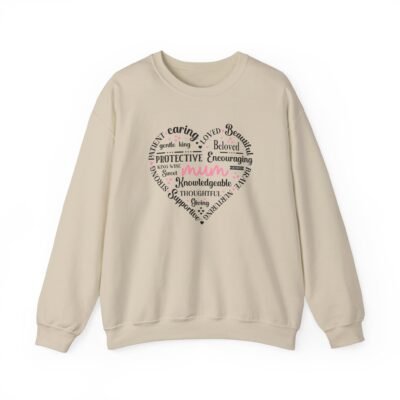 Heartfelt Mum Sweatshirt | Unisex Heavy Blend Crewneck | Perfect Gift for Mother's Day - Image 6