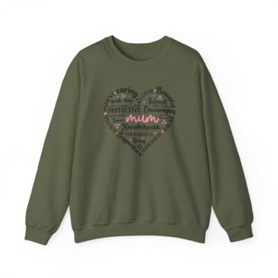 Heartfelt Mum Sweatshirt | Unisex Heavy Blend Crewneck | Perfect Gift for Mother's Day - Image 12