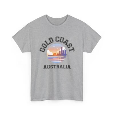 Gold Coast Australia Graphic Tee - Unisex Heavy Cotton T-Shirt - Image 18