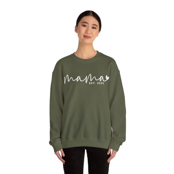 Mama Established 2025 Crewneck Sweatshirt ideal for Mother's Day - Image 8