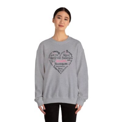 Heartfelt Mum Sweatshirt | Unisex Heavy Blend Crewneck | Perfect Gift for Mother's Day - Image 11