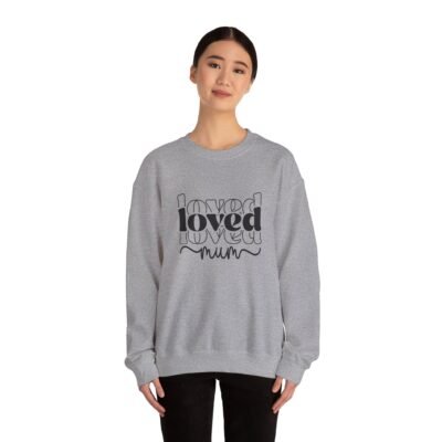 Loved Mum Crewneck Sweatshirt for Mother's Day - Image 12