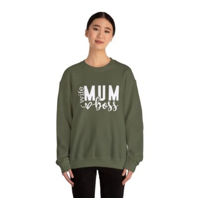 Wife Mum Boss Sweatshirt - A Mother's Day Gift idea - Image 8