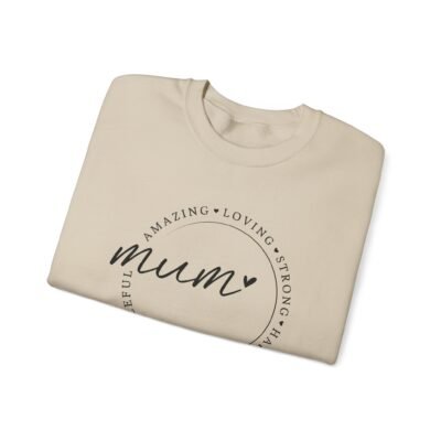 Mum Love Crewneck Sweatshirt - Amazing, Loving, Strong Design - Image 7