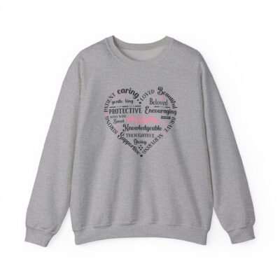 Heartfelt Mum Sweatshirt | Unisex Heavy Blend Crewneck | Perfect Gift for Mother's Day - Image 9