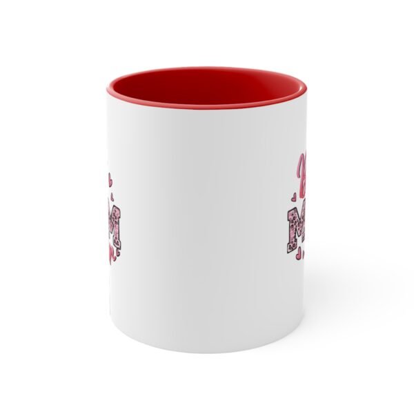 Best Mom Ever Colorful Accent Mug - 11oz Love Gift for Mother's Day