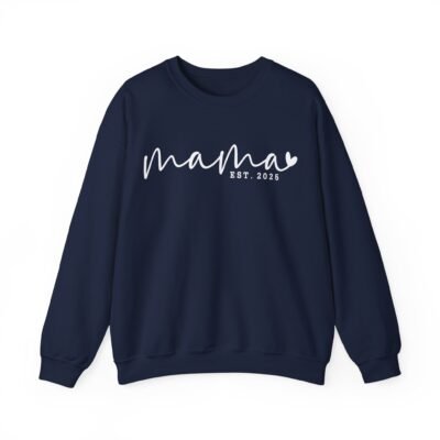 Mama Established 2025 Crewneck Sweatshirt ideal for Mother's Day - Image 13
