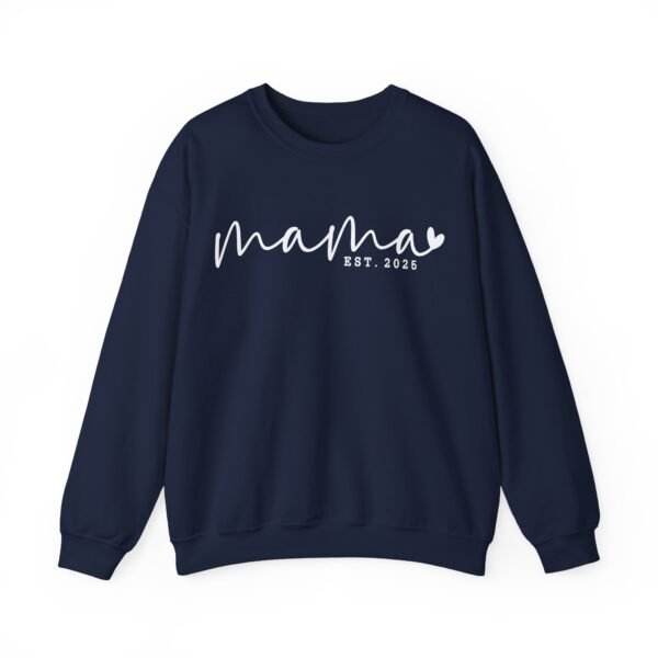 Mama Established 2025 Crewneck Sweatshirt ideal for Mother's Day - Image 13