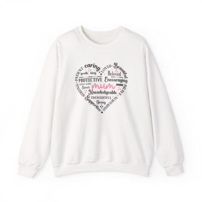 Heartfelt Mum Sweatshirt | Unisex Heavy Blend Crewneck | Perfect Gift for Mother's Day