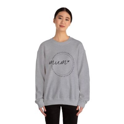 Mum Love Crewneck Sweatshirt - Amazing, Loving, Strong Design - Image 12