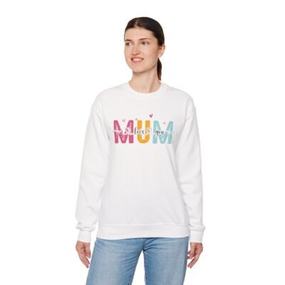 Mum Love Sweatshirt - Unisex Heavy Blend Crewneck for Mother's Day - Image 4