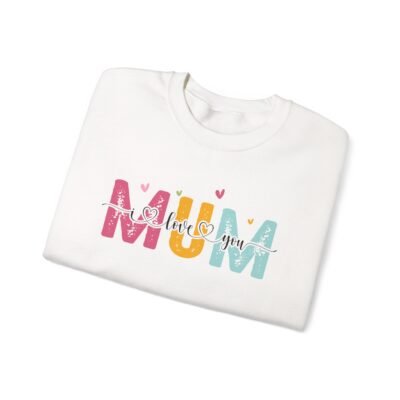 Mum Love Sweatshirt - Unisex Heavy Blend Crewneck for Mother's Day - Image 2
