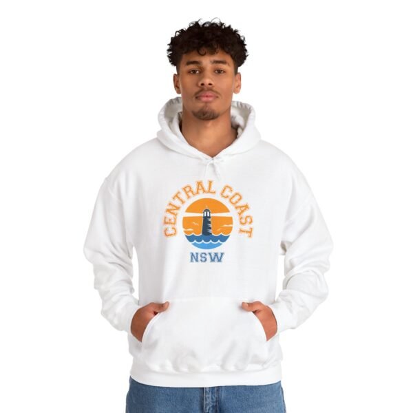 Central Coast NSW Australia Vintage Hoodie - Unisex Heavy Blend™ Sweatshirt - Image 4