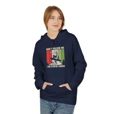 Unisex Fleece Snowboarding Hoodie with a funny message, Great for Casual Outings, Men's Fashion - Image 23