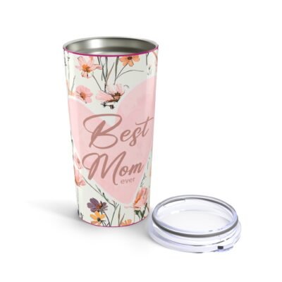Floral Best Mom 20oz Tumbler - Perfect Gift for Mother's Day - Image 5