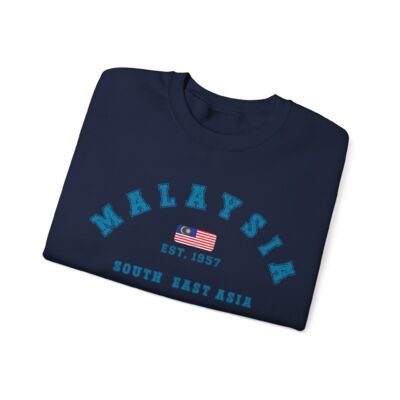 Malaysia Retro Crewneck Sweatshirt - EST. 1957, South East Asia - Image 16