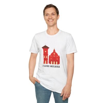 I Love Melaka Unisex Softstyle T-Shirt - Comfortable Travel Tee - Image 5