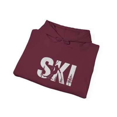Ski Enthusiast Hooded Sweatshirt | Cozy Winter Hoodie, Ski Apparel, Gift for Skiers, Sportswear, Unisex Ski Hoodie - Image 13