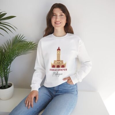Kuala Lumpur Retro Crewneck Sweatshirt - Unisex Heavy Blend
