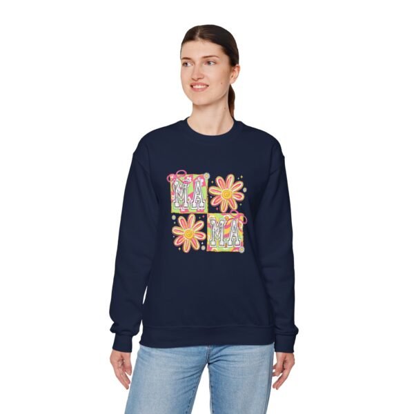 Colorful MAMA Sweatshirt - Unisex Heavy Blend™ Crewneck for Moms - Mother's Day Gift - Image 17