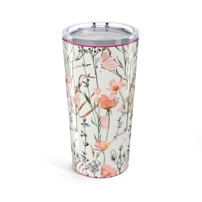 Floral Best Mom 20oz Tumbler - Perfect Gift for Mother's Day - Image 2