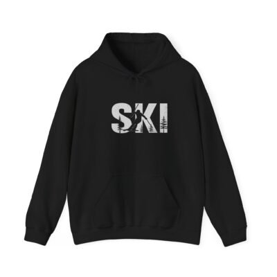 Ski Enthusiast Hooded Sweatshirt | Cozy Winter Hoodie, Ski Apparel, Gift for Skiers, Sportswear, Unisex Ski Hoodie