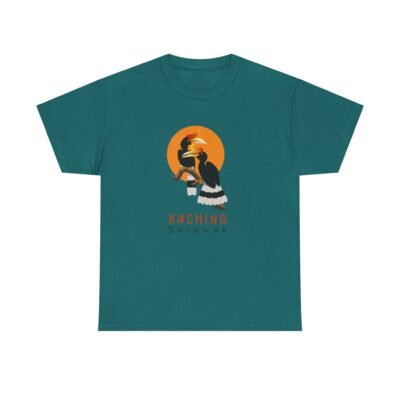 Kuching Sarawak Graphic Tee, Unisex Heavy Cotton Tee, Casual Wear, Travel Souvenir, Gift for Nature Lovers, Bird Lover Apparel - Image 18