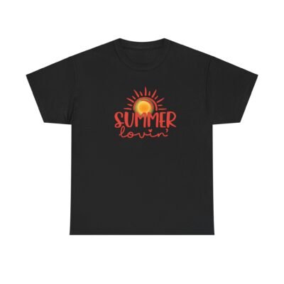 Summer Lovin' Unisex Heavy Cotton Tee - Perfect for Warm Days, Beach Outings, Vacations, Gifts, Festivals - Image 15