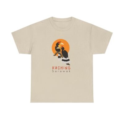 Kuching Sarawak Graphic Tee, Unisex Heavy Cotton Tee, Casual Wear, Travel Souvenir, Gift for Nature Lovers, Bird Lover Apparel - Image 10