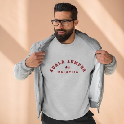 Kuala Lumpur Unisex Crewneck Sweatshirt - Cozy Travel Essential - Image 9