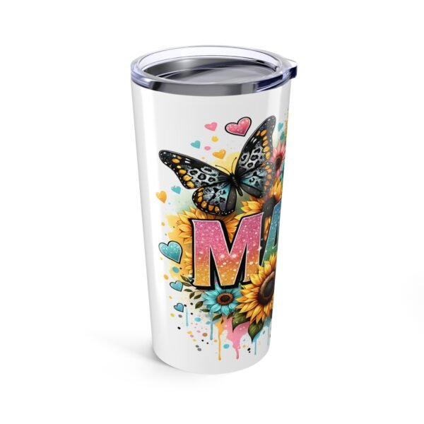Mom's Sunflower Love 20oz Tumbler - Colorful Floral Design for Mother’s Day, Gifts - Image 3