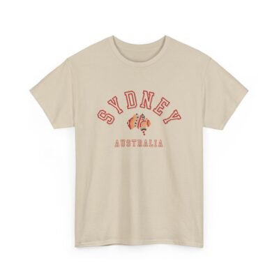 Sydney Australia Unisex Heavy Cotton Tee, Casual Wear, Travel Shirt, Gift for Him/Her, Summer Outfit, Vacation Apparel - Image 16