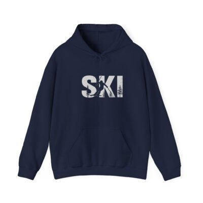 Ski Enthusiast Hooded Sweatshirt | Cozy Winter Hoodie, Ski Apparel, Gift for Skiers, Sportswear, Unisex Ski Hoodie - Image 28