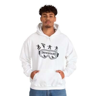 Snowboarder Unisex Hoodie for Winter Sports Lovers, Cozy Hooded Sweatshirt, Gift for Skiers, Outdoor Adventures, Snowboarding Apparel - Image 6