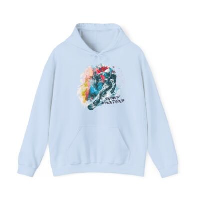 Mountain Adventure Snowboarding Hoodie, Cozy Sweatshirt for Outdoor Enthusiasts, Perfect for Hikers, Campers and Snowboarders - Image 23