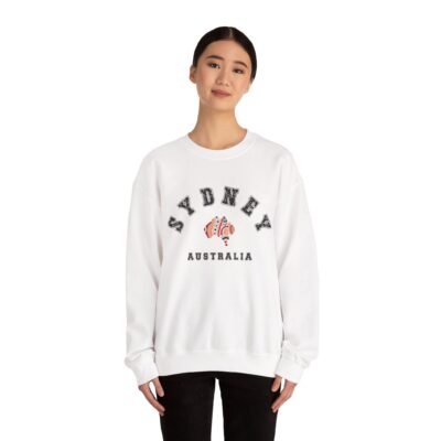 Sydney Australia Graphic Crewneck Sweatshirt - Unisex Heavy Blend - Image 4