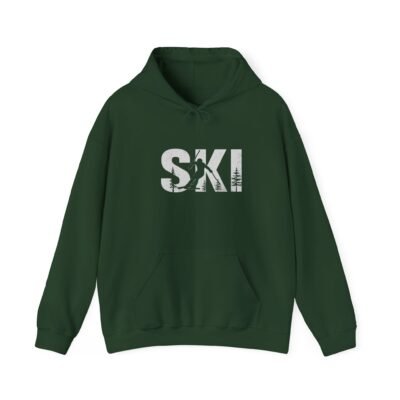 Ski Enthusiast Hooded Sweatshirt | Cozy Winter Hoodie, Ski Apparel, Gift for Skiers, Sportswear, Unisex Ski Hoodie - Image 20
