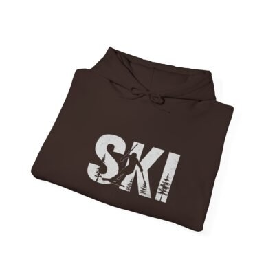 Ski Enthusiast Hooded Sweatshirt | Cozy Winter Hoodie, Ski Apparel, Gift for Skiers, Sportswear, Unisex Ski Hoodie - Image 19