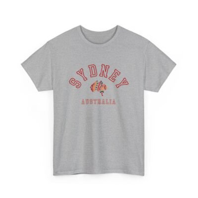 Sydney Australia Unisex Heavy Cotton Tee, Casual Wear, Travel Shirt, Gift for Him/Her, Summer Outfit, Vacation Apparel - Image 19