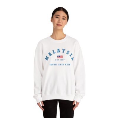 Malaysia Retro Crewneck Sweatshirt - EST. 1957, South East Asia - Image 4