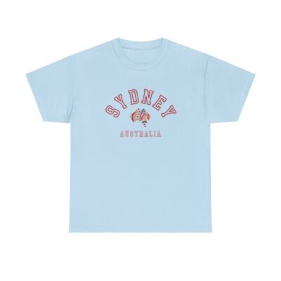 Sydney Australia Unisex Heavy Cotton Tee, Casual Wear, Travel Shirt, Gift for Him/Her, Summer Outfit, Vacation Apparel - Image 28