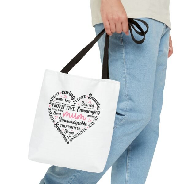 Heartfelt Mum Tote Bag – Perfect Gift for Mother's Day & Celebrations - Image 3